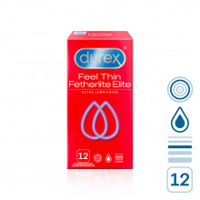 Tenké kondomy DUREX Feel Thin Extra Lubricated 56 mm